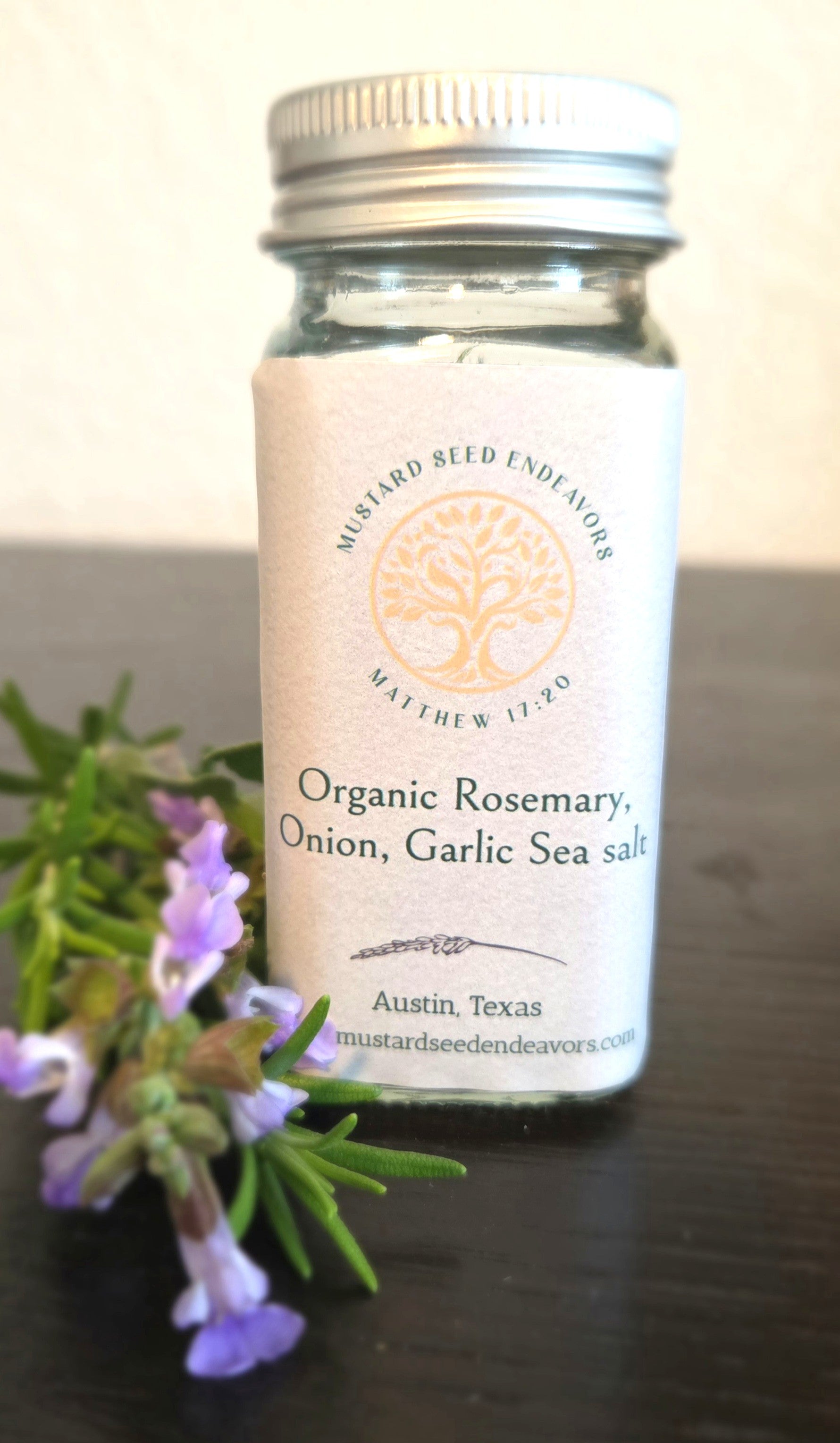 Organic Rosemary, Onion, Garlic salt