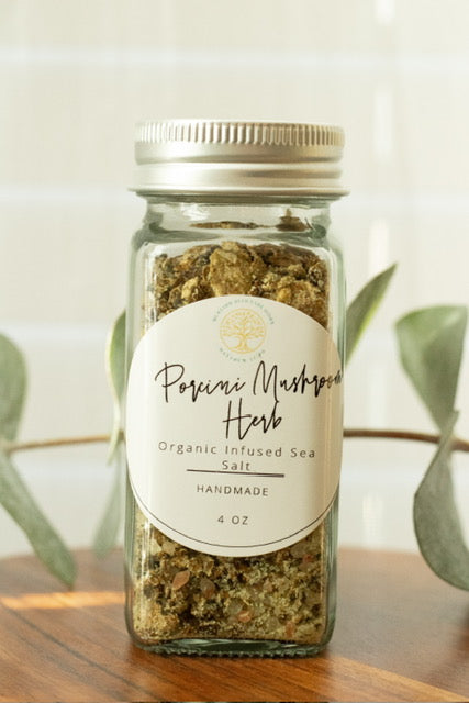 Organic Porcini Mushroom Herb salt